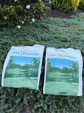 Brand New The Players Championship Golf White The Players Graphic Golf T-Shirt